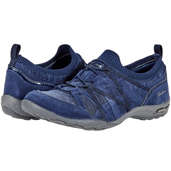 SKECHERS Women's Blue Air Cooled‎ Arch Fit Casual Slip-On Shoes Size 6 - Picture 1 of 10